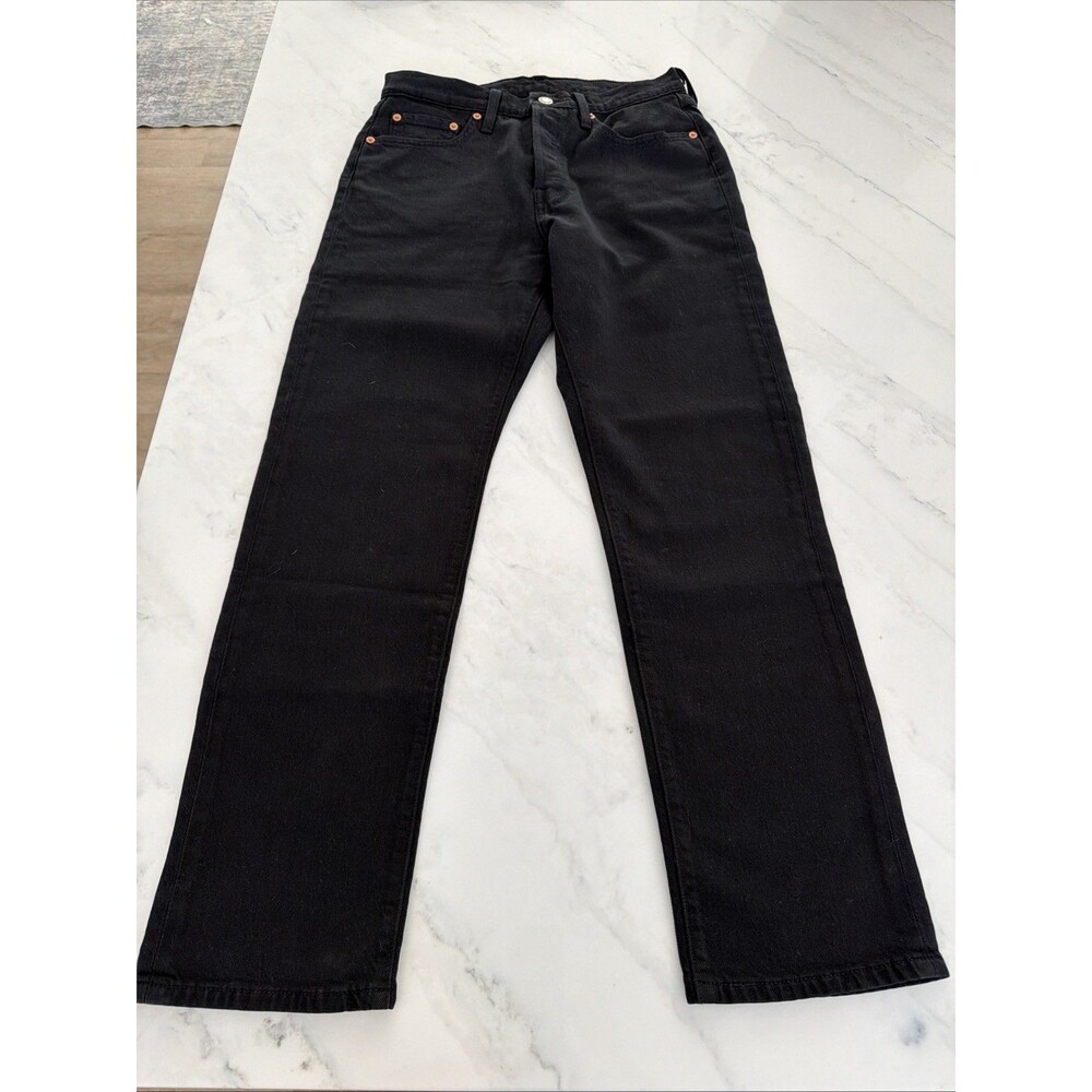 Levi's 501 Original Fit Premium Black  Button Fly Jeans Women 28 NWOT